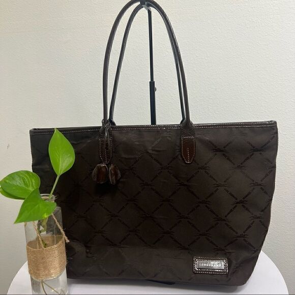 Longchamp Brown Tote Bag - Picture 1 of 10